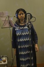 Rekha Bharadwaj at the Song Recording Of Marathi Film Lapachhapi on 17th June 2017